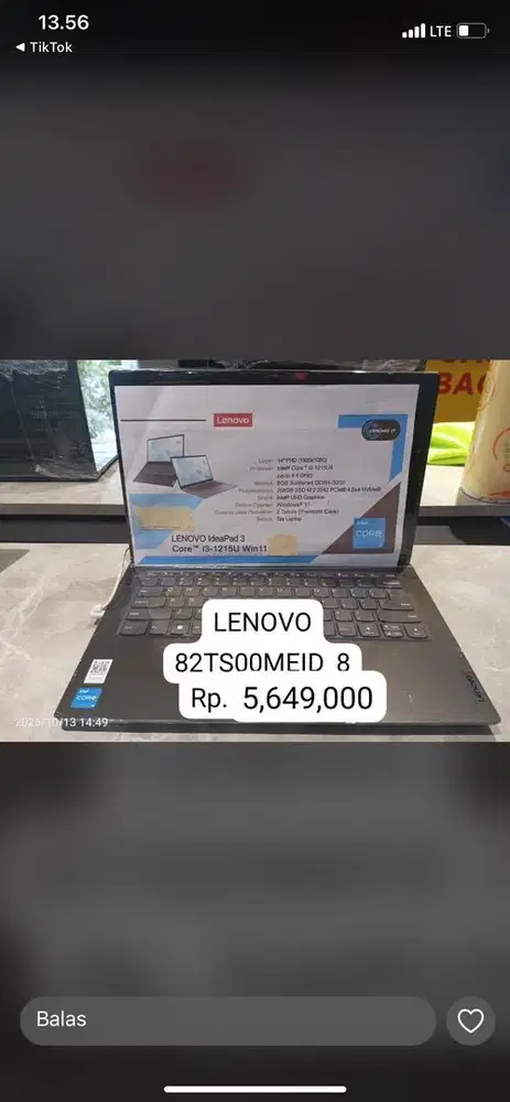 Cicilan Laptop Lenovo Pakai HomeCredit Tanpa DP Bunga 0%