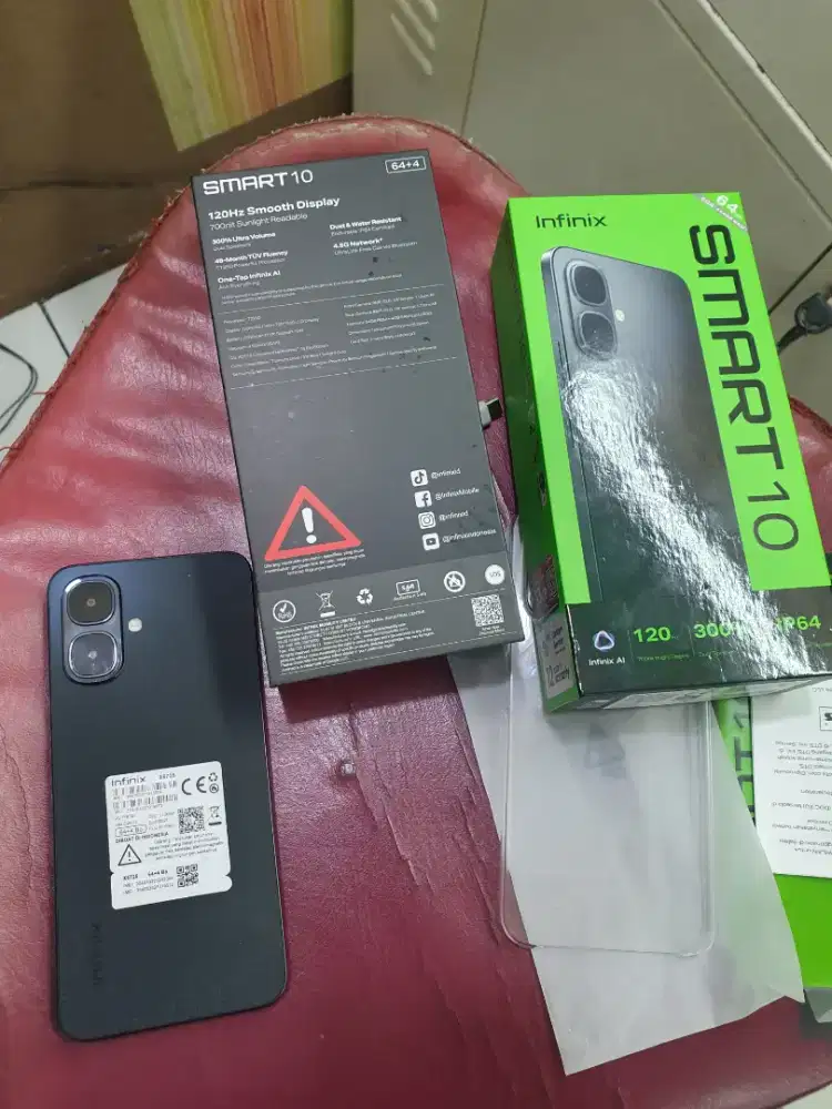 Infinix Smart 10 ram 4/64gb mulus fullsheet ori resmi