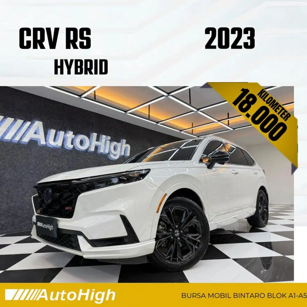 DP10% [Km18.000] CRV RS Hybrid 2023 White / CR-V Reg 2024 #AUTOHIGH