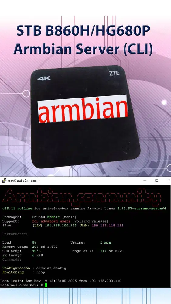 STB - Ram 2 GB - Mini Linux Server Murah