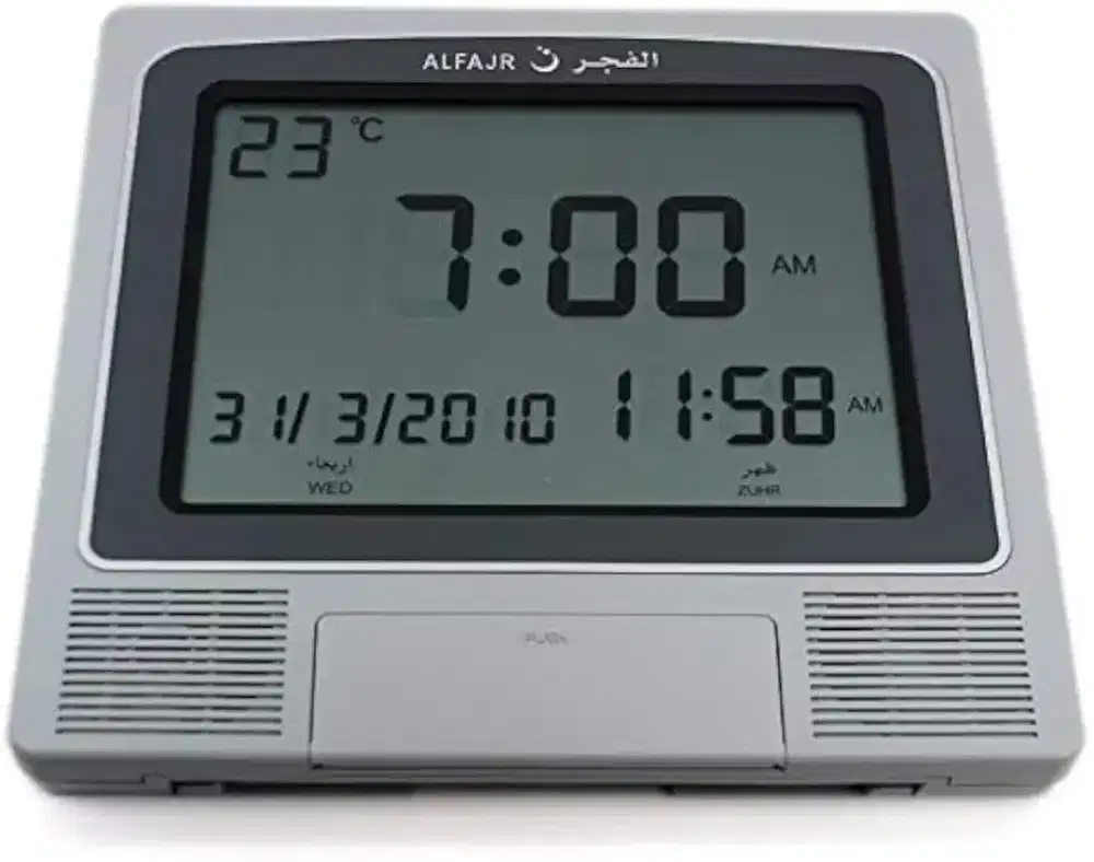 Jam Adzan Sholat Sahur Digital Besar Lantang