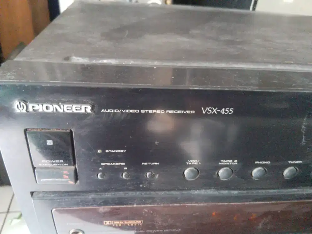 Pioneer Amplifier VSX 455, listrik 750 watts, full ori, utuh, Japan