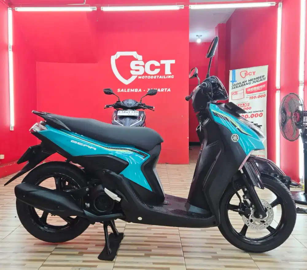 JualCpt90%LikeNew KM20Rb YAMAHA MIO GEAR 125 2022 HIJAU