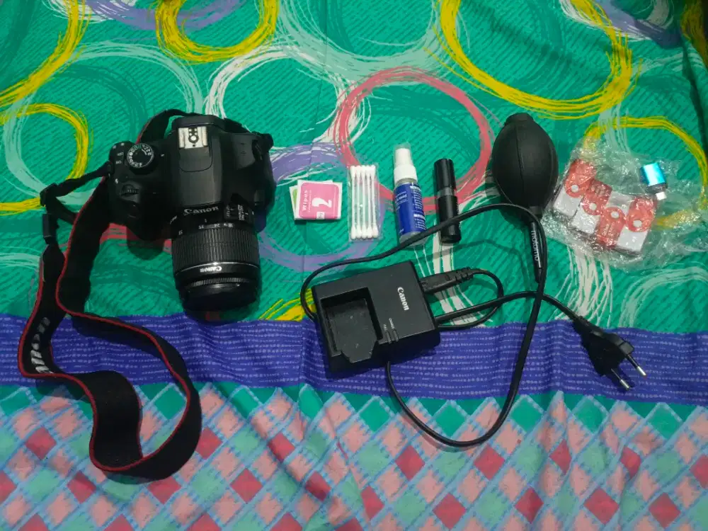 Cannon 1200d Second Plus aksesorisnya