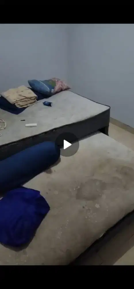 Dipan kasur 2 tingkat 2 set