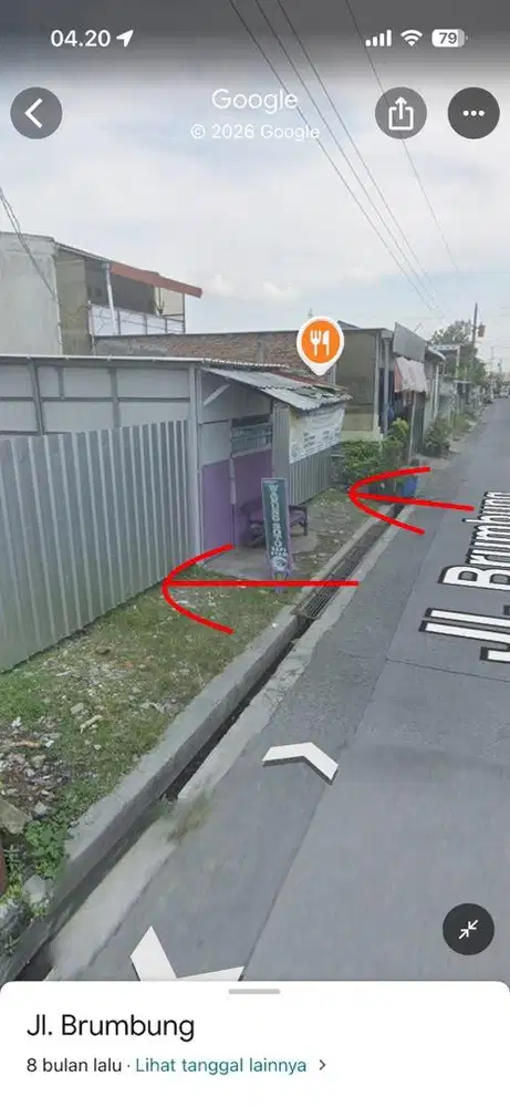 Tanah Pinggir Jalan Brumbung Raya