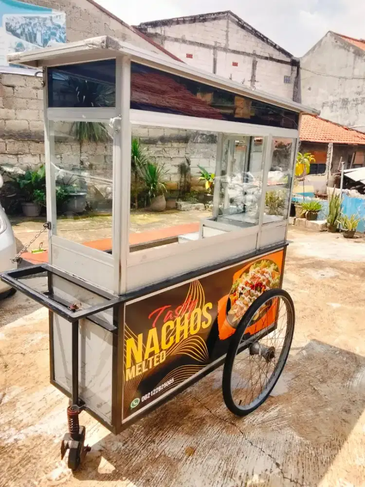 Gerobak alumunium bagus