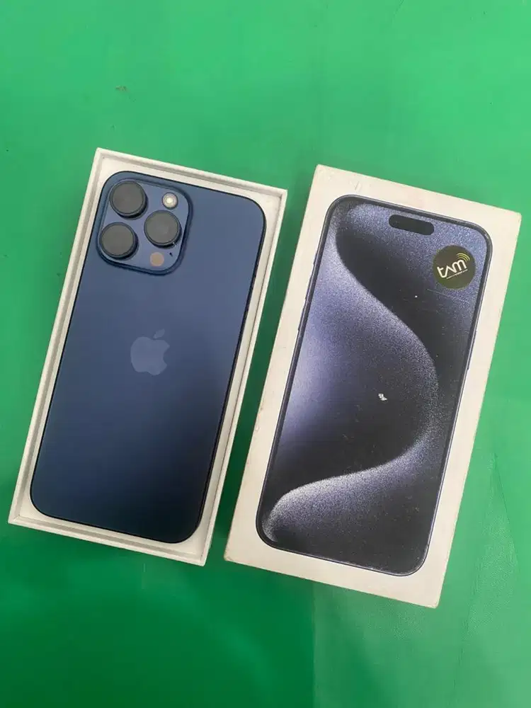 Iphone 15 pro max 256GB blue titanium ex ibox