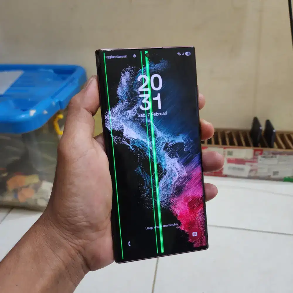 SAMSUNG GALAXY S22 ULTRA SEIN 5G 12/512 GB MINUS FUNGSI 100% NORMAL