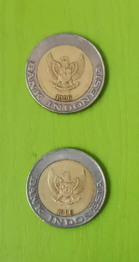 Koin langka kelapa sawit 1000 tahun 1996