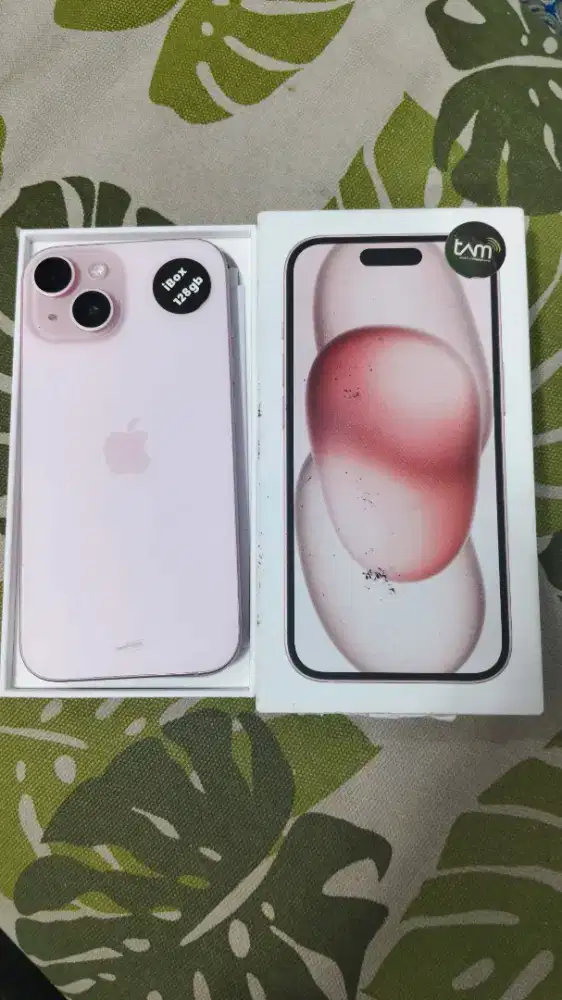 Iphone 15 128gb Ibox pink BH 100