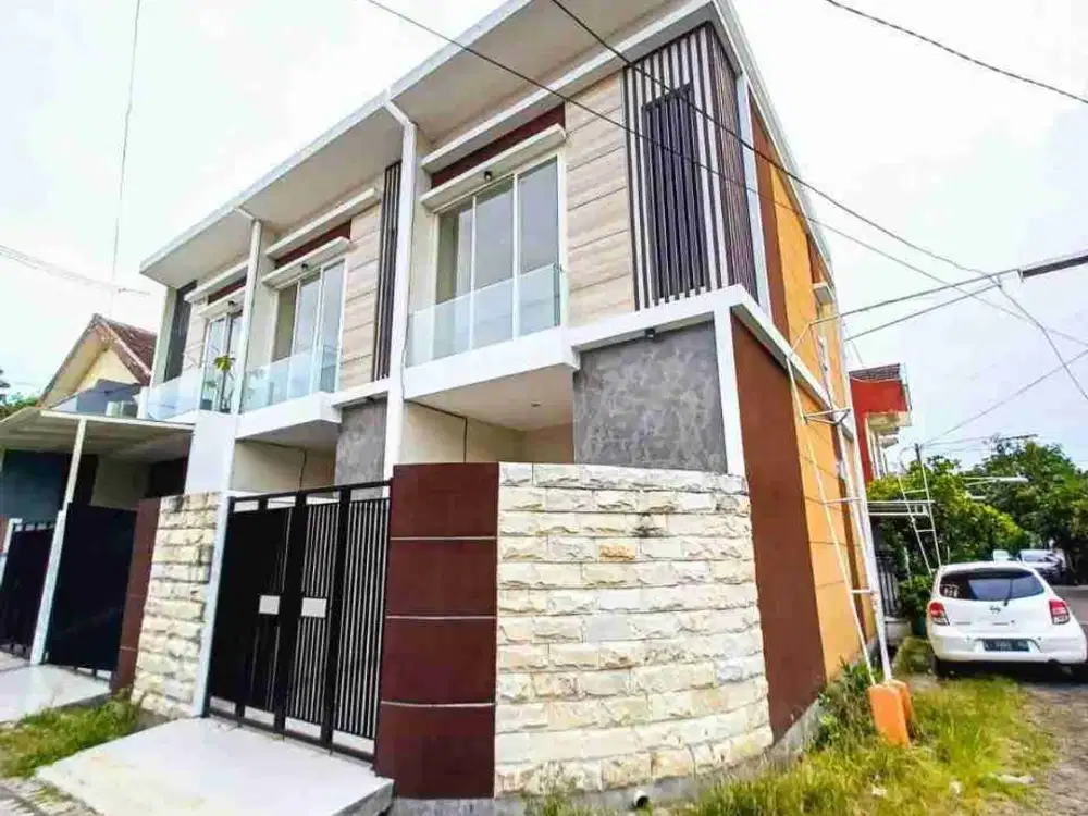 SUTOREJO 2 Lantai ‼️ Jual Rumah Baru Row Jalan 8 meter dekat ITS Sukolilo