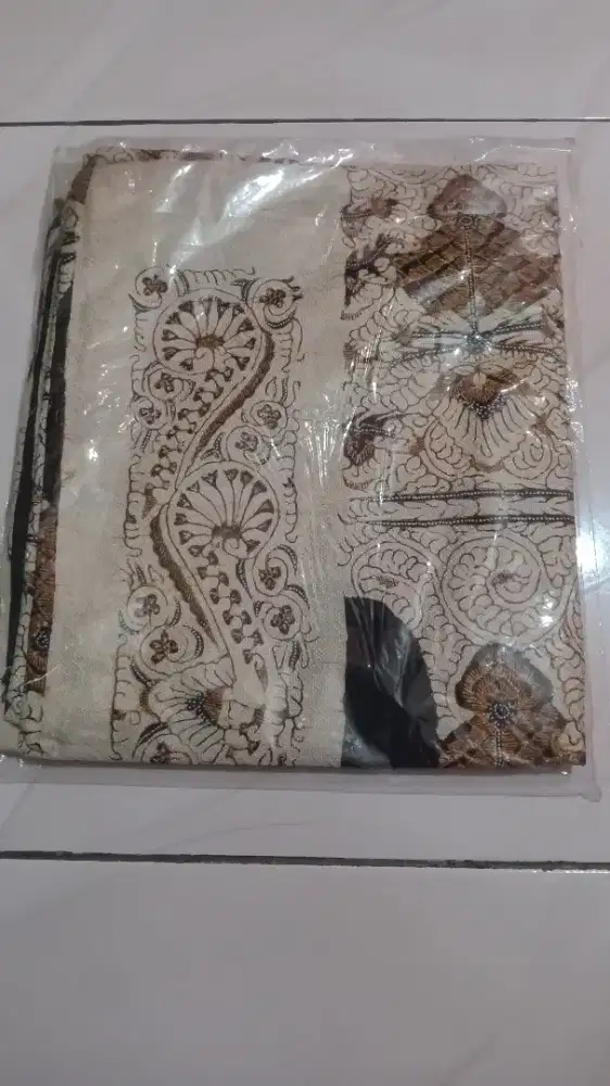 Batik sutra baron tenun original murah meriah cod Ok
