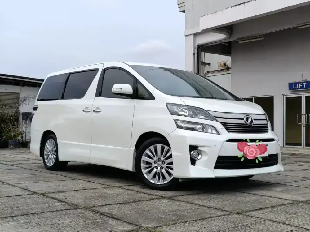 TOYOTA VELLFIRE ZG PREMIUM SOUND 2.4 AT 2013/PAJAK 2-2027
