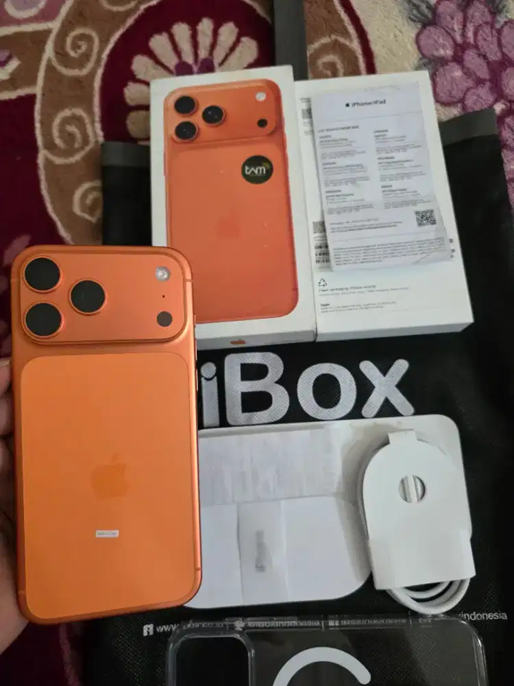 iPhone 17 pro max 512gb iBox,garansi 19-01-2027 battry 100% cc 7kali