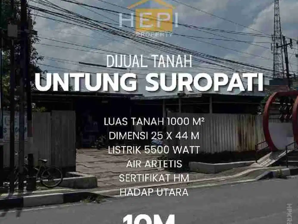 Di Jual Tanah Di Untung Suropati Semarang