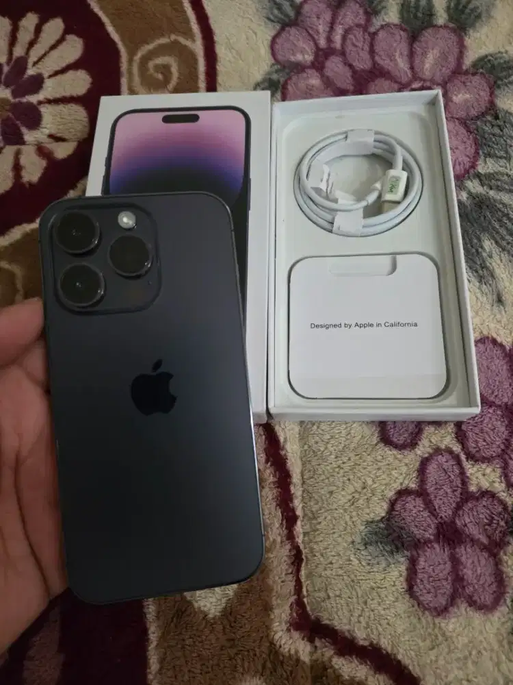 iPhone 14 pro 512gb mulus like new,lengkap fulset,istimewa