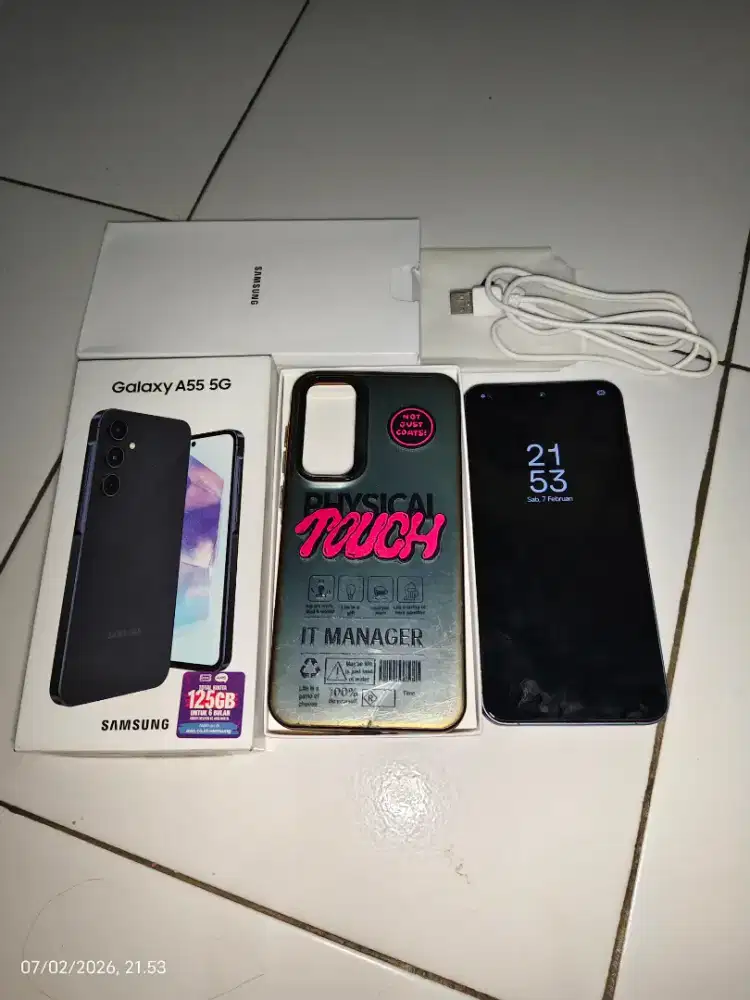 Jual / Cari Kembalian Samsung Galaxy A55 5G Ram 8/256gb Normal, Nego