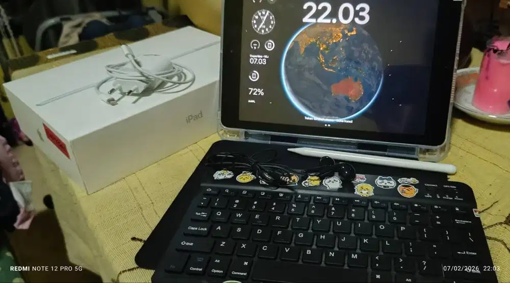 Apple iPad 6 128GB Second WiFi Only iOS 17 Bonus Lengkap Siap Pakai