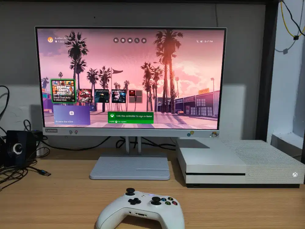 Xbox one S 1TB games + monitor