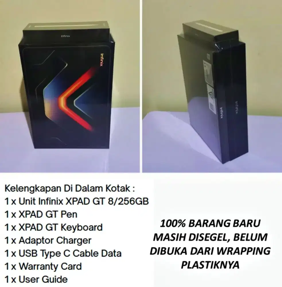 Tablet gaming Infinix Xpad GT 100% barang baru