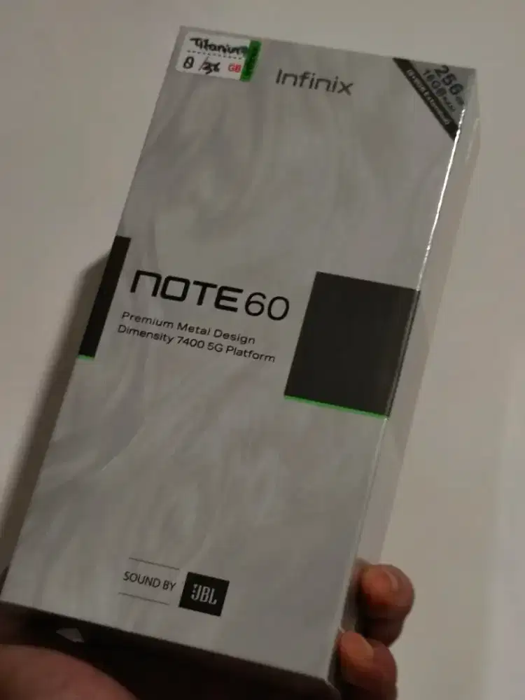 INFINIX NOTE 60 5G | RAM 16 (8+8)/256GB NEW GARANSI RESMI