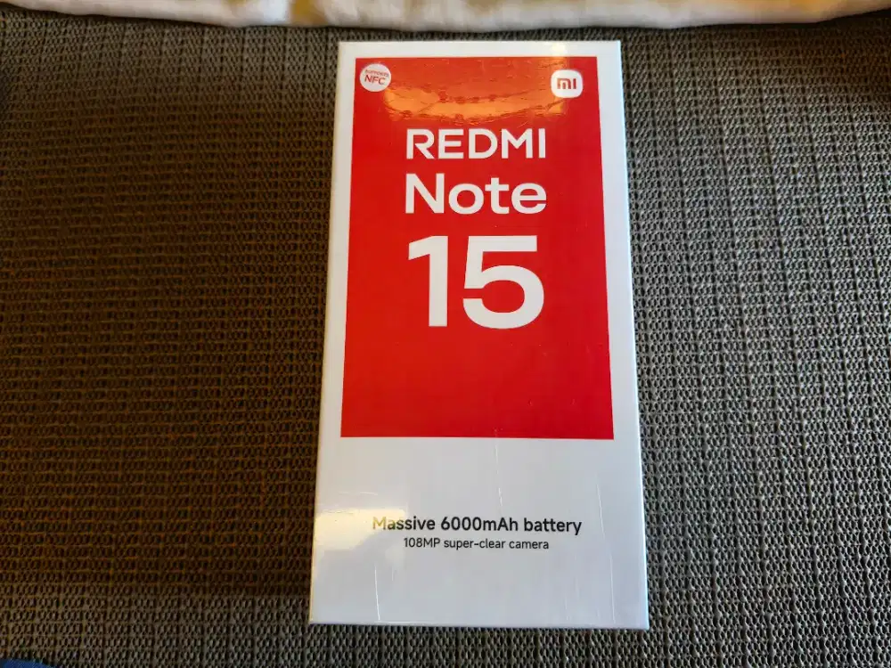 Redmi Note 15 4G 6/128 Hitam Black New