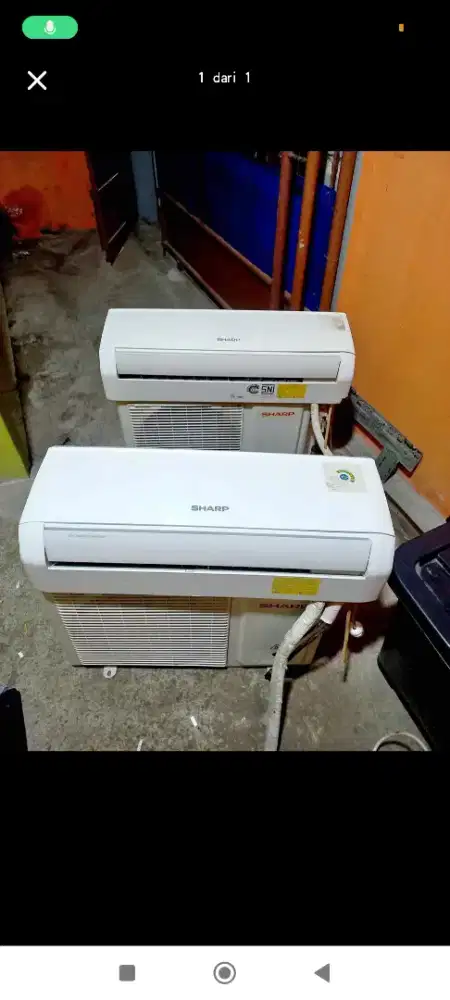 Sharp dan Samsung 1pk dan 1/2 pk