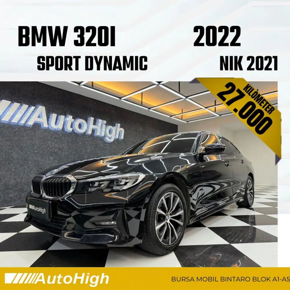 DP10% [Km27.000] 320i Sport 2021 Black Reg 2023 #AUTOHIGH