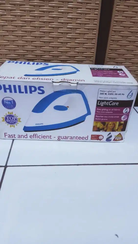 Jual setrika Philips baru