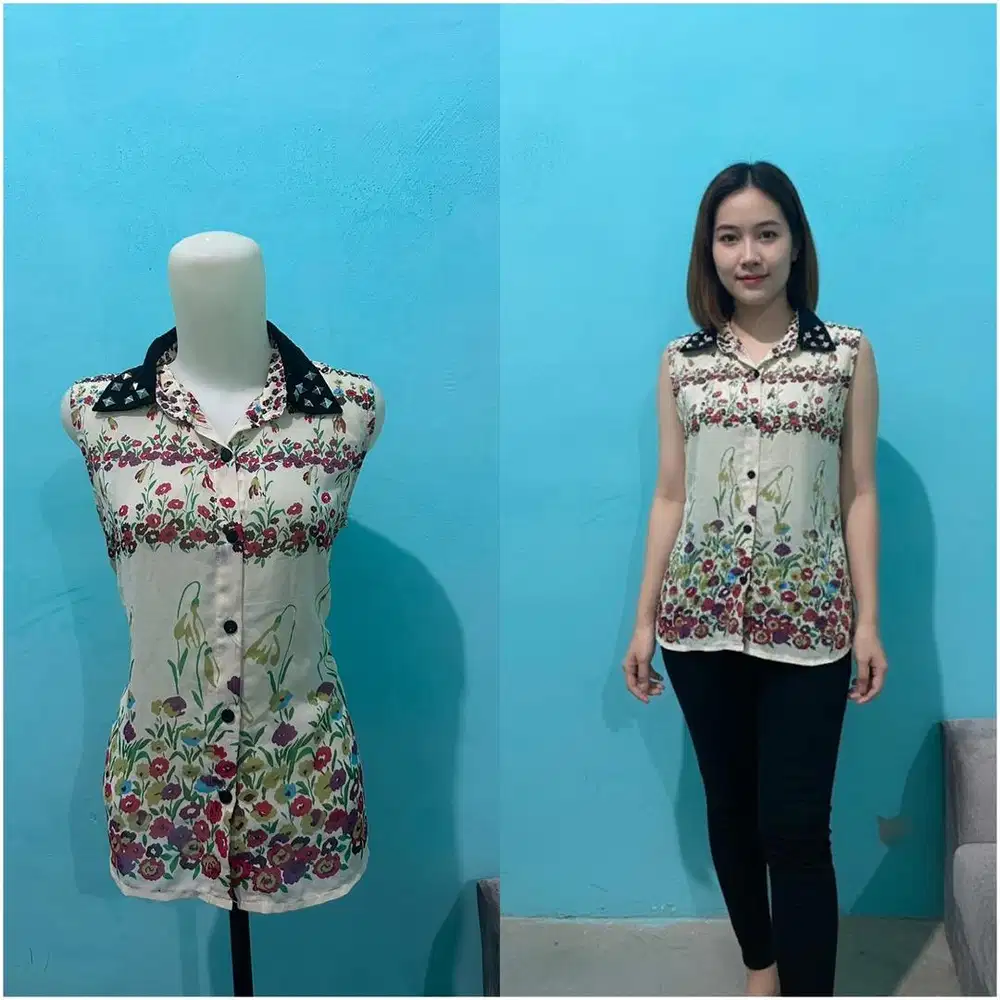 Atasan flower cantik