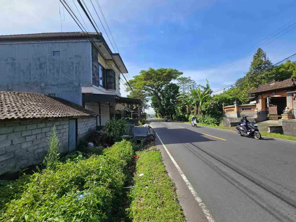 Dijual tanah kecil pinggir jalan utama baturiti tabanan bali