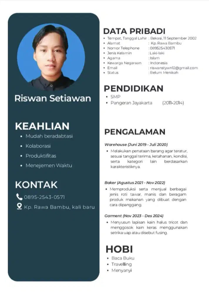 INFO LOWONGAN PEKERJAAN