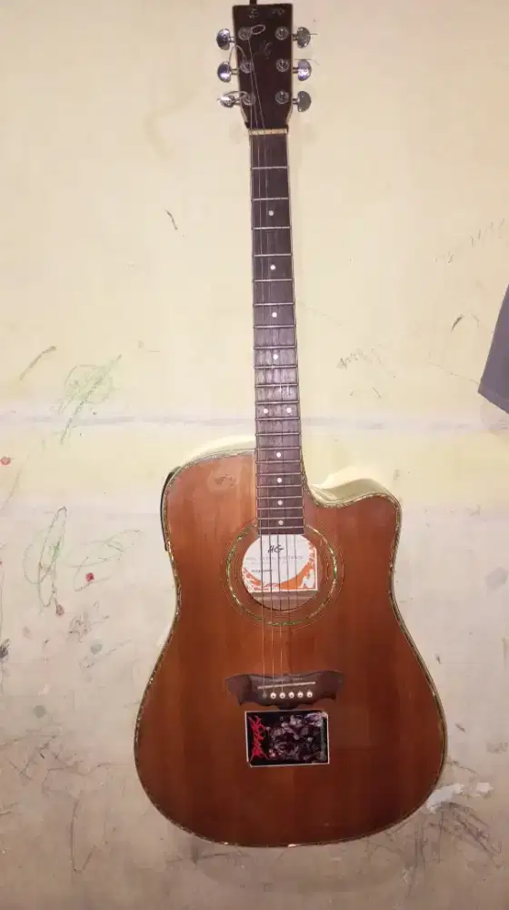 Dijual guitar akustik elektrik HG Helder original