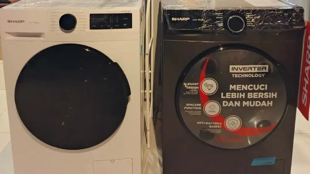 Mesin Cuci Sharp 7-15KG Banyak Pilihan, Gratis Ongkos Kirim