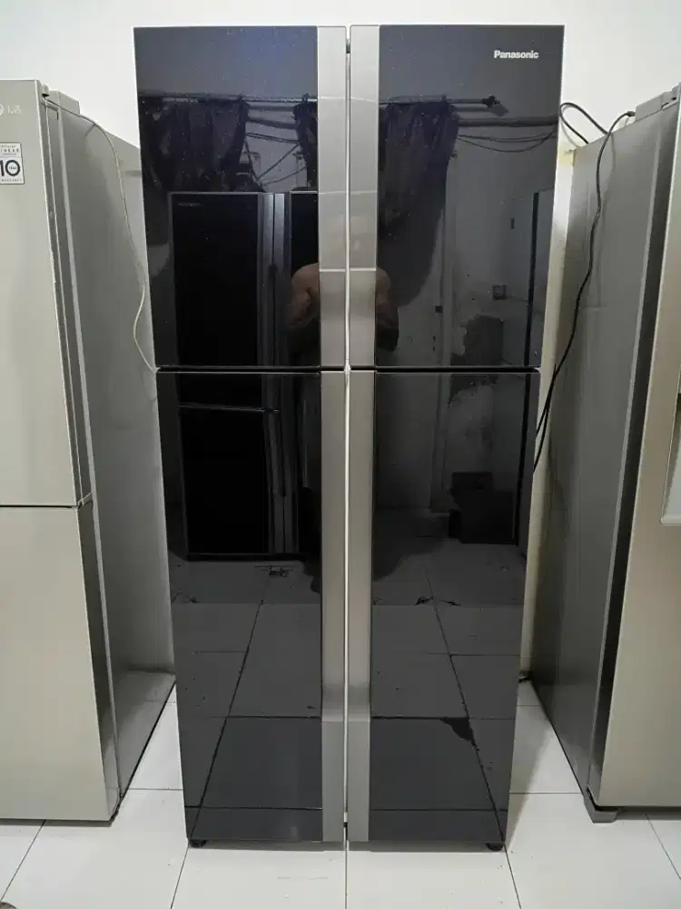 Dijual kulkas panasonic 4 pintu ori
