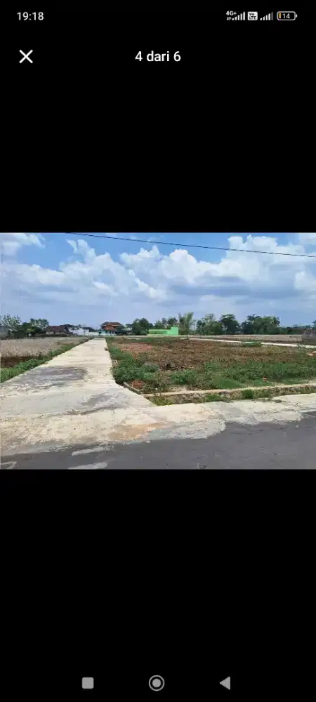 Dijual tanah kavling tanpa perantara