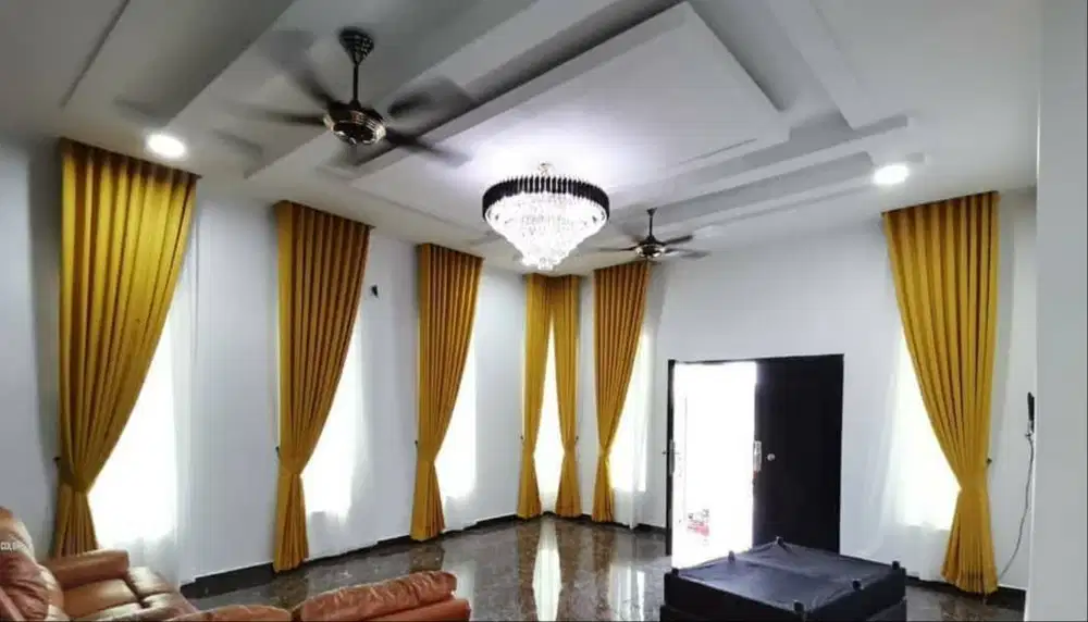 Beli Tirai Gorden Jendela Gordyn Mewah Hordeng Terbaru Murah