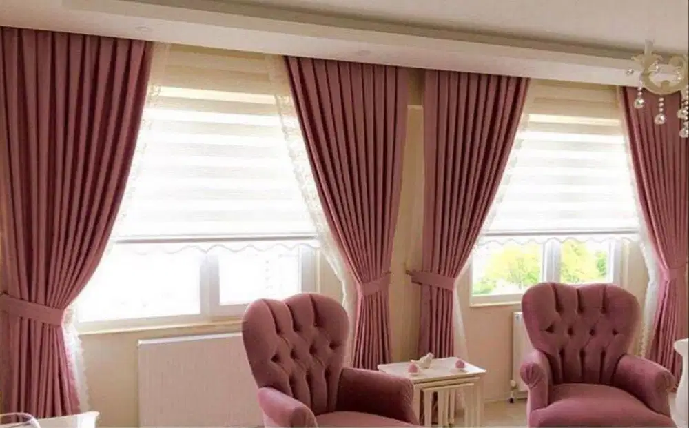 Pembuatan Gorden Pasang Wallpaper Korden Gordeng Horden Roller Blind