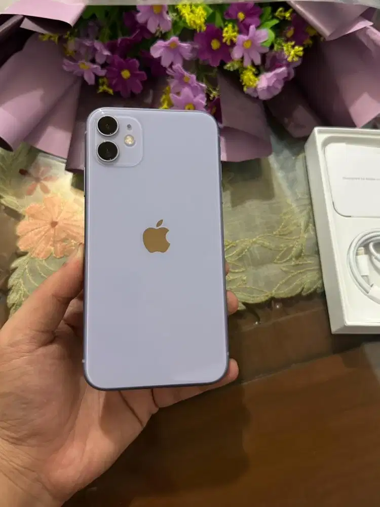 Iphone 11 64gb Purple, Mulus Fullset