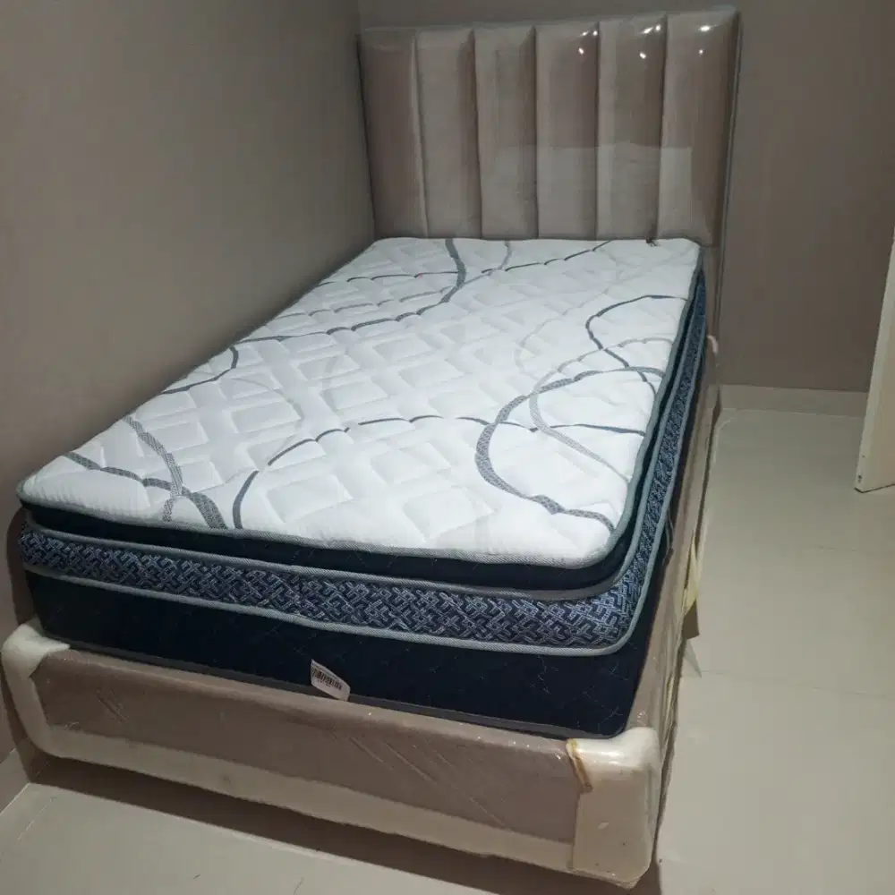 Springbed Central dominiQ pocket UK.120x200 + divan modern