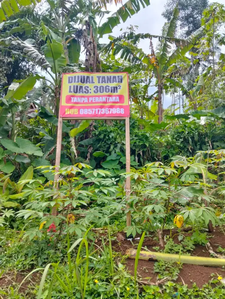 Tanah di Jl Cikatomas Kecamatan Ciambar di Pinggir Jalan Desa