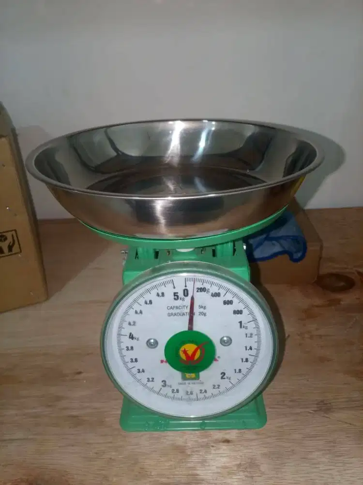 NHON HOA Timbangan Duduk Besi Asli Vietnam 5kg Body Kecil