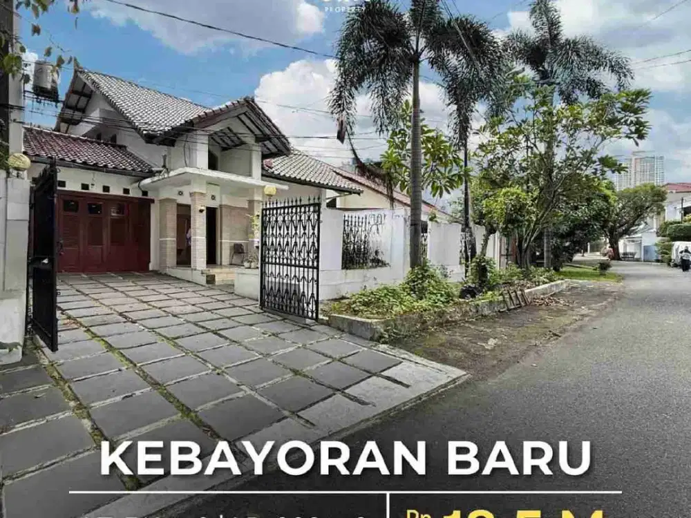 Kebayoran Baru prime area dekat Senayan dan Sudirman