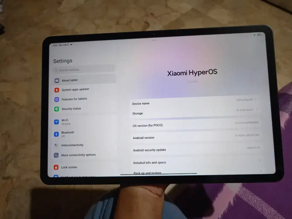 Jual Tablet POCO Pad M1 8gb/256gb baru 3 bulan pemakaian mulus