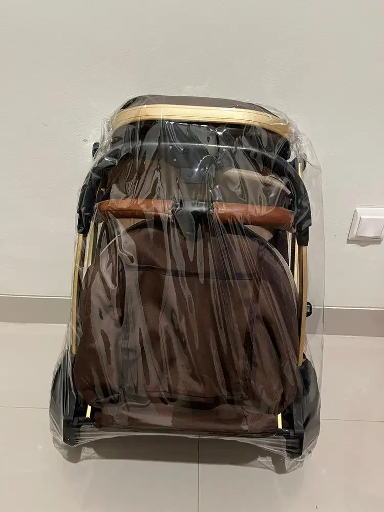 Stroller Labeille MOSS A910 - Khaki/Cokelat