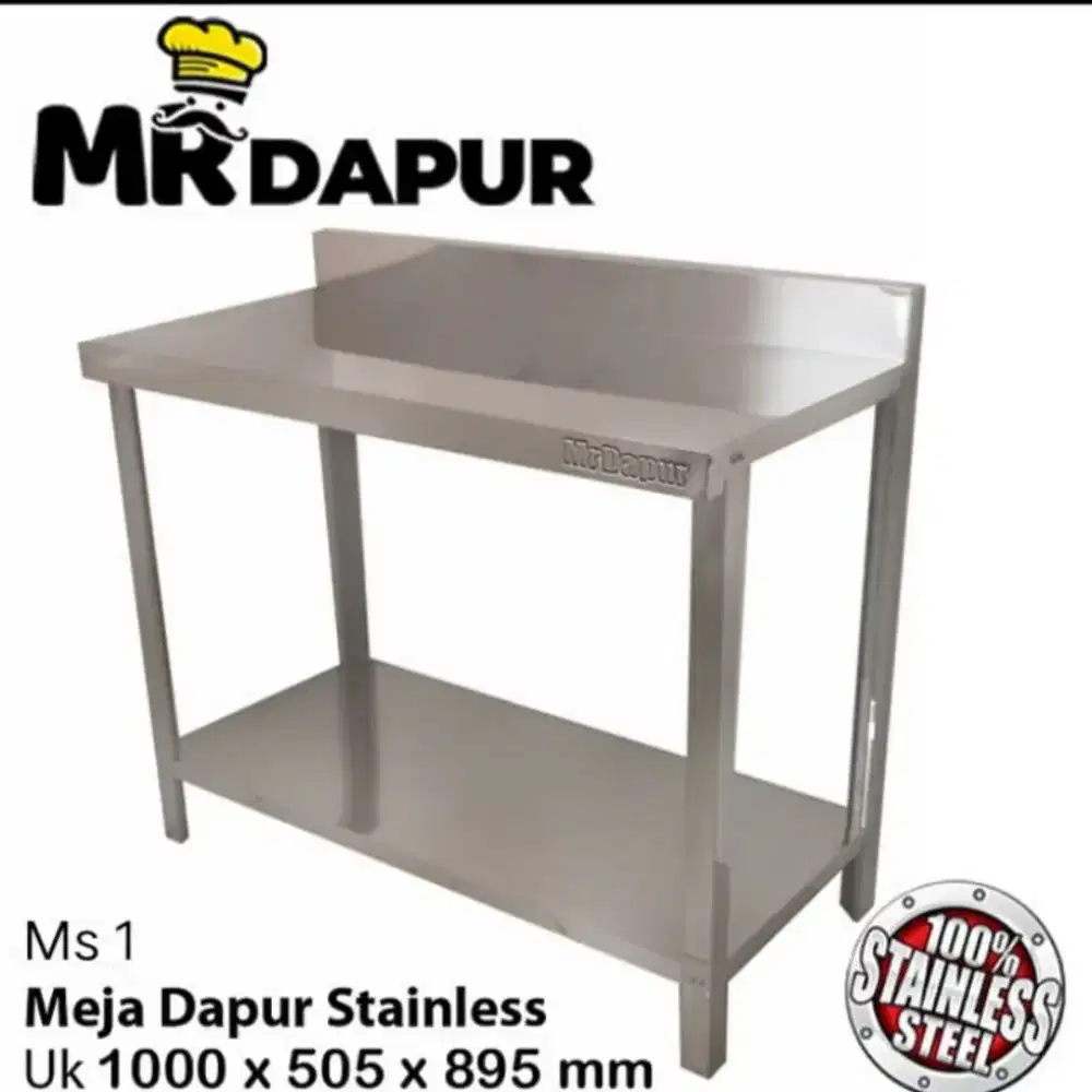 MS1 Meja Dapur Stainless By Mrdapur