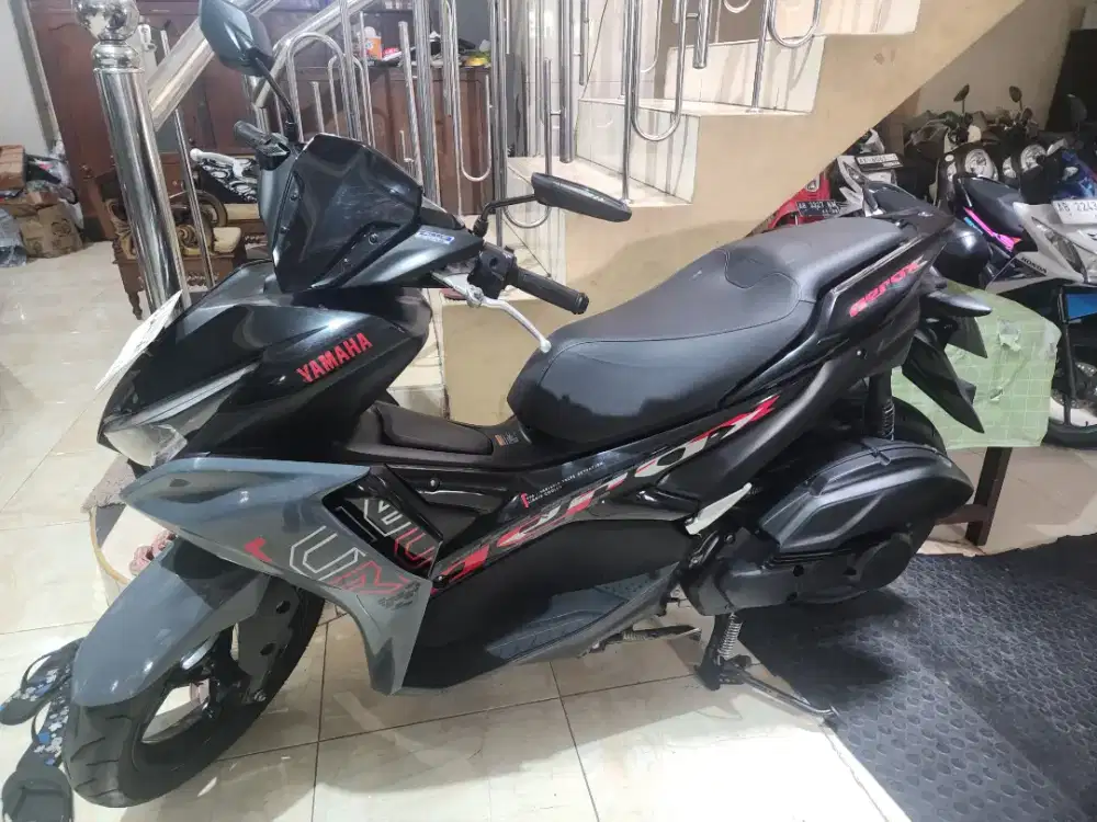 Aerox hitam abu 2024 bisa tunai atau kredit gbm