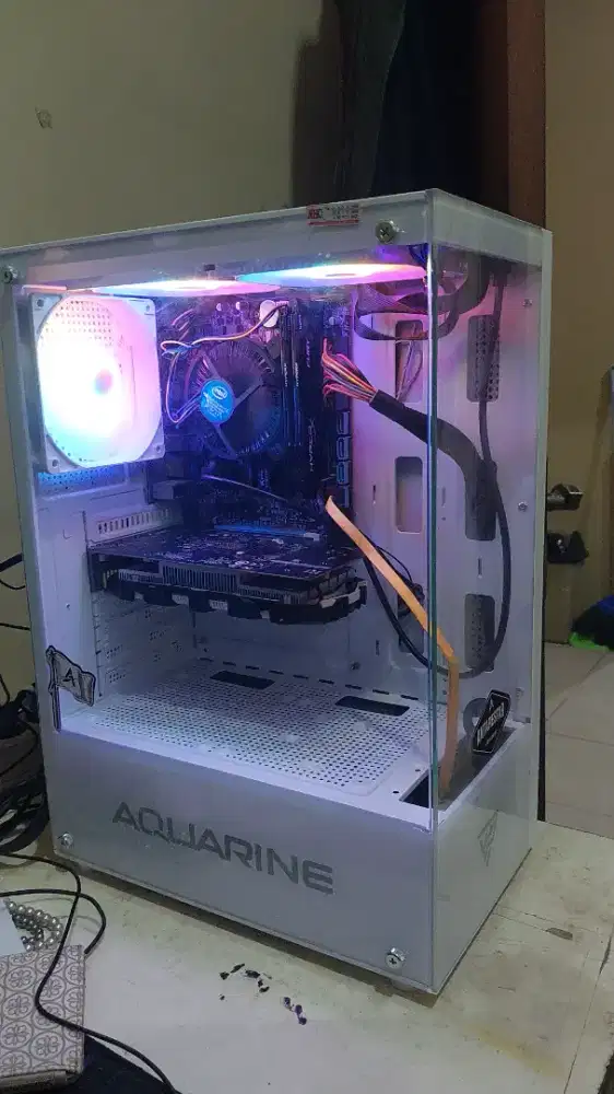 JUAL RAKIT PC FULLSET DENGAN MONITOR