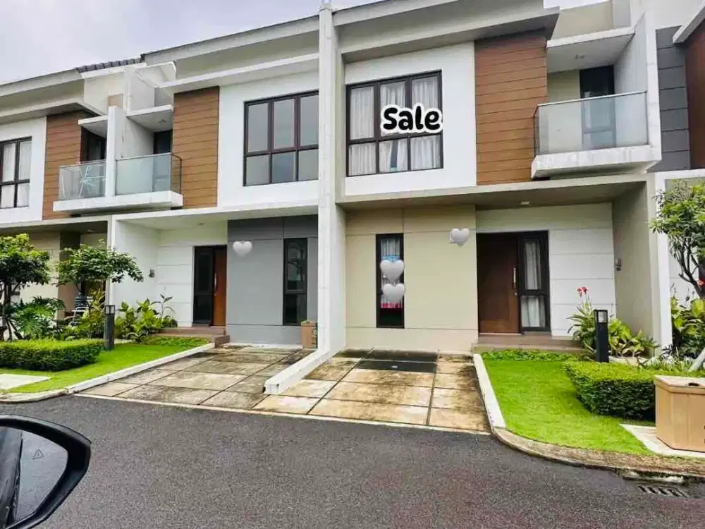 Dijual Rumah Depan Taman Cluster Olive Summarecon Bekasi